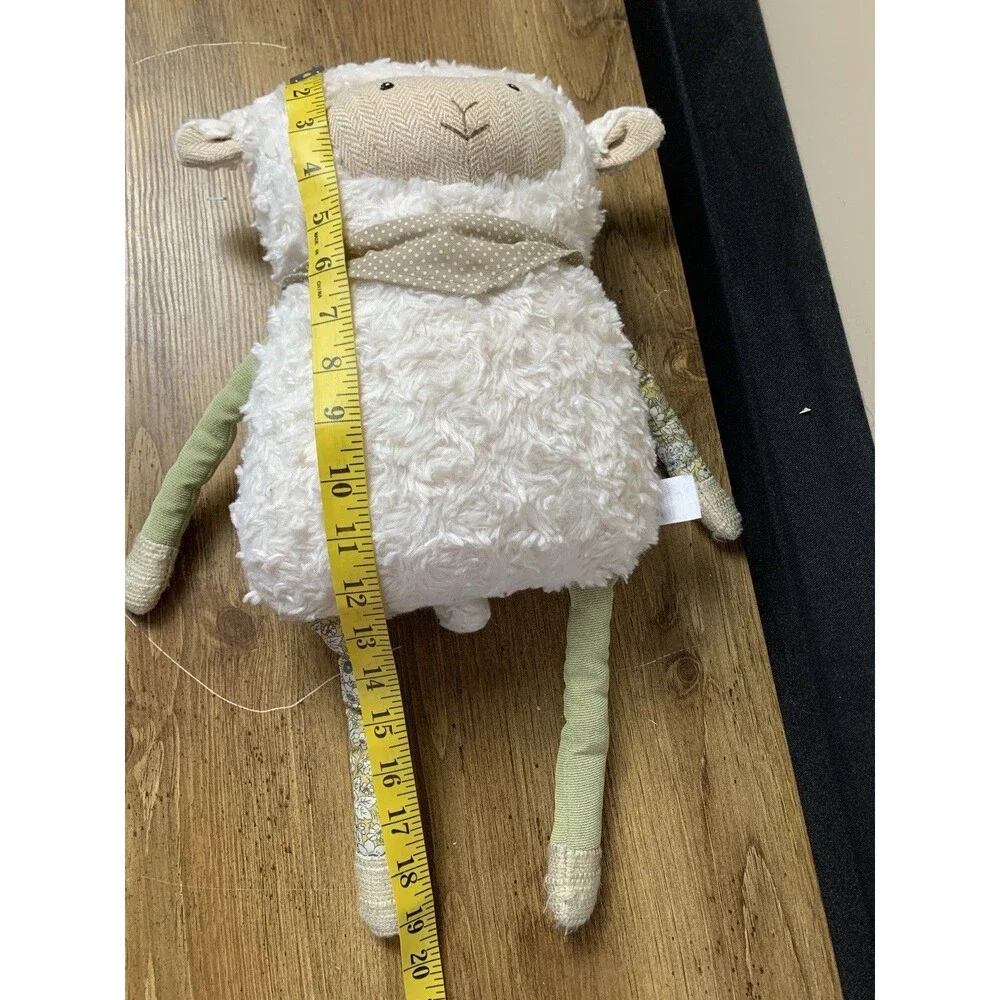 Pier 1 Imports Juniper Sheep Lamb Ivory Plush Pillow Stuffed Animal